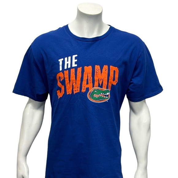 University of Florida Gators UF "The Swamp" Blue Orange Graphic T-Shirt XL - Picture 4 of 10